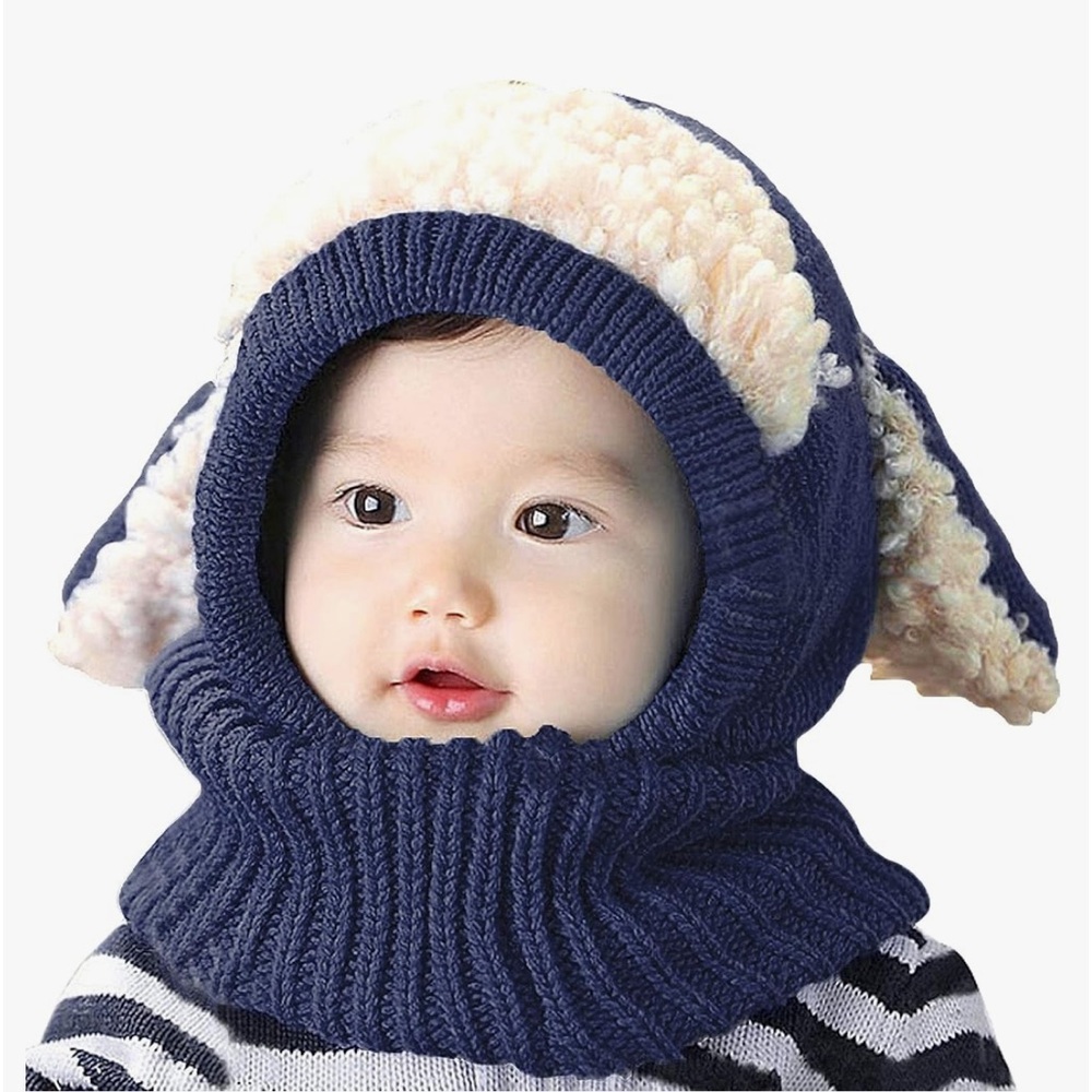 Baby Winter Hat/Scarf Earflap Hoodie